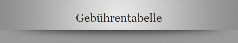 Gebhrentabelle